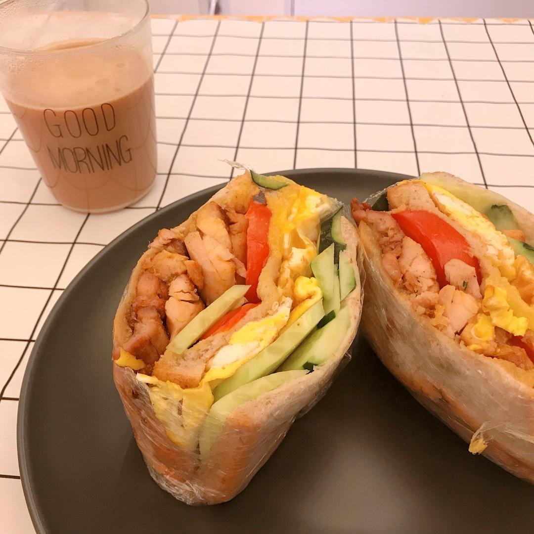 减脂健康全麦三明治