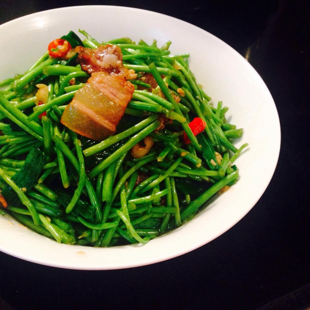 菁琳闲圃616做的泥蒿炒腊肉