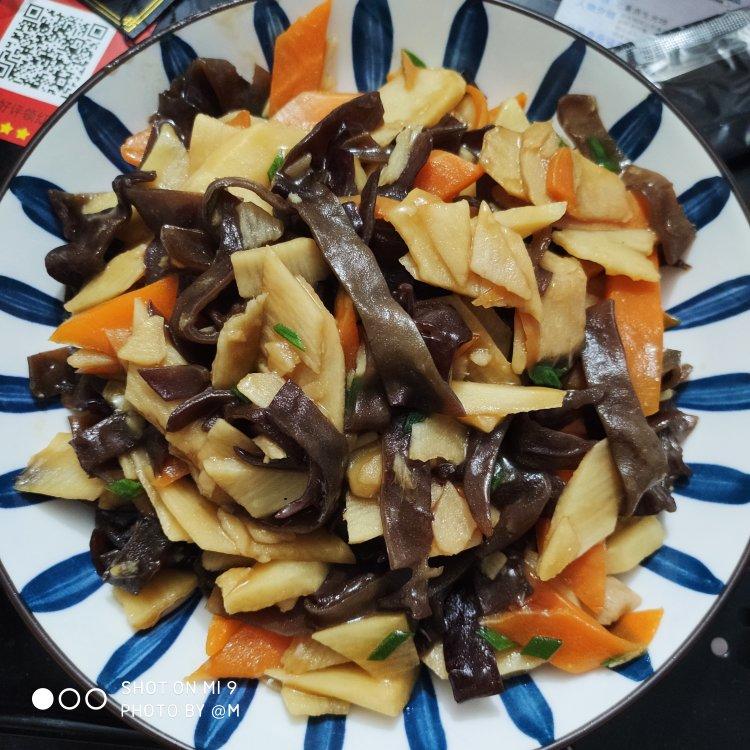 山药炒木耳