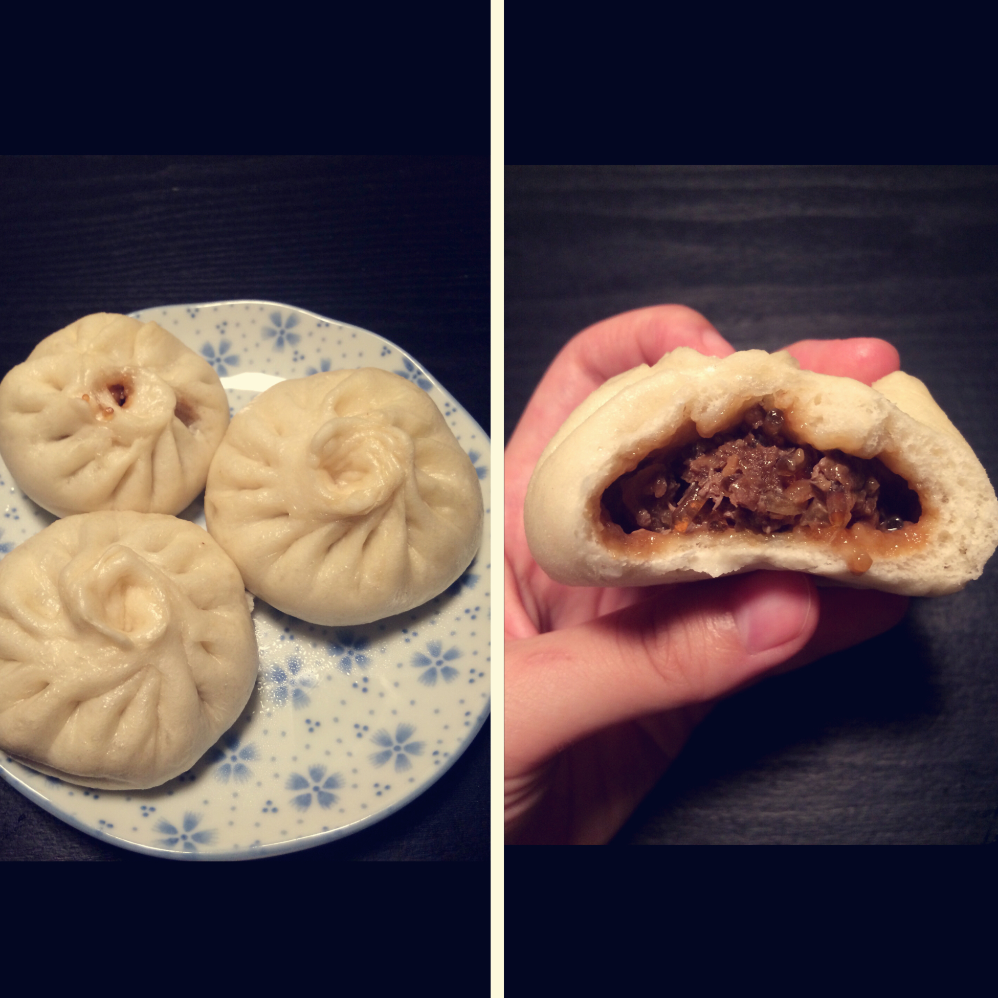 鲜美多汁的洋葱牛肉包子