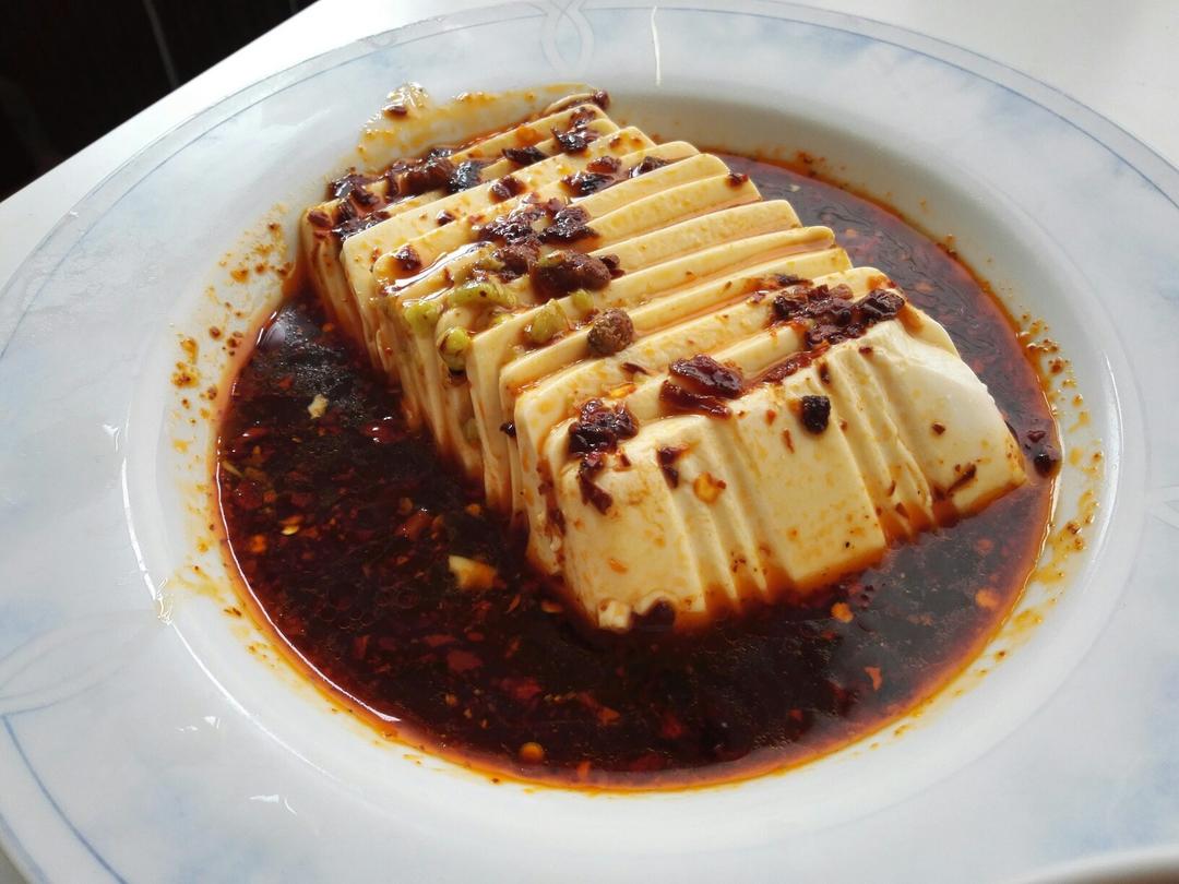凉拌香辣豆腐