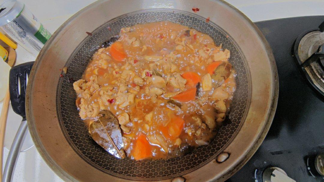 好吃到舔盘的大盘鸡！不加一滴水做！超下饭哦