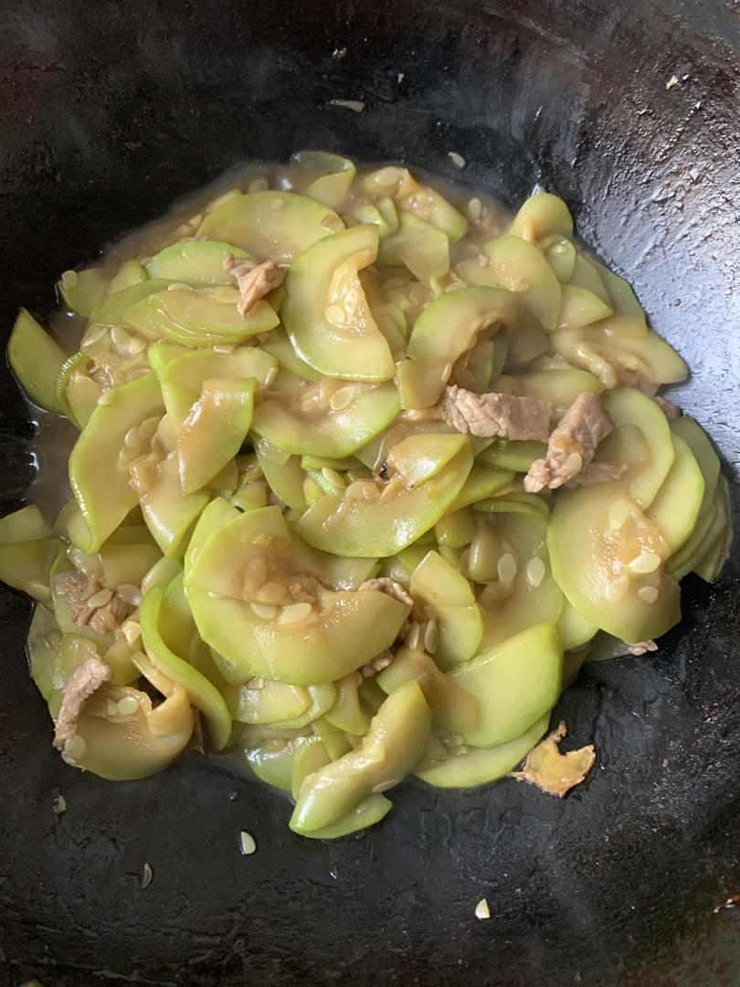 西葫芦炒肉