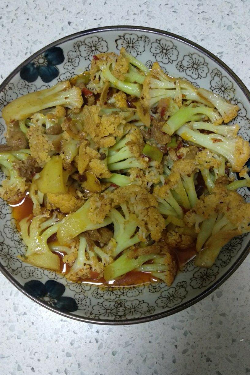 素炒花菜干