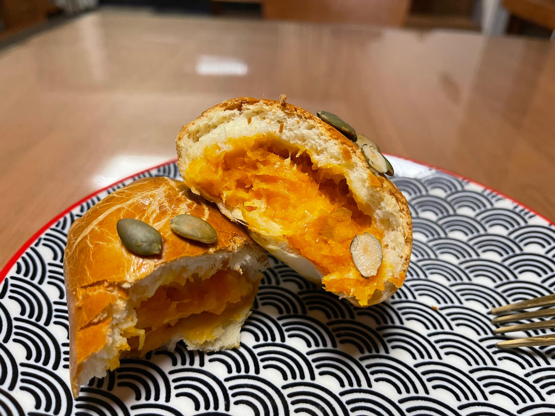 一次性发酵红薯拉丝面包