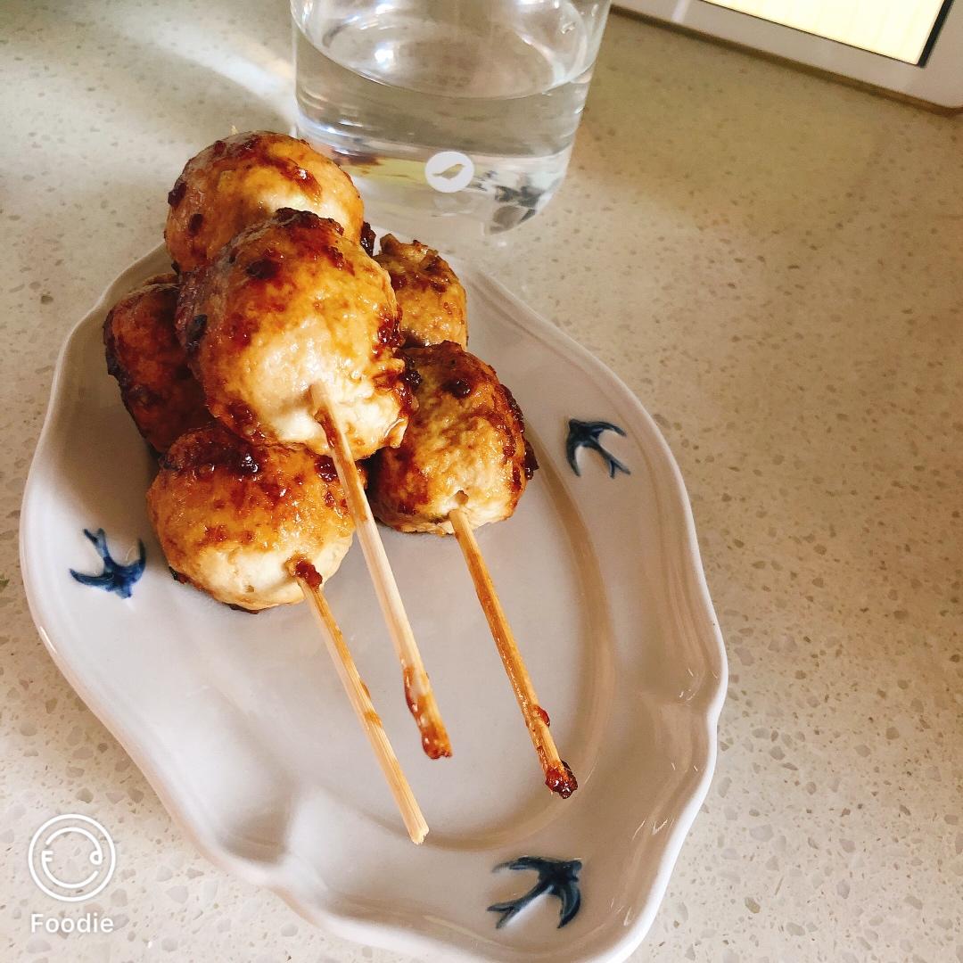 照烧蒜香鸡肉串