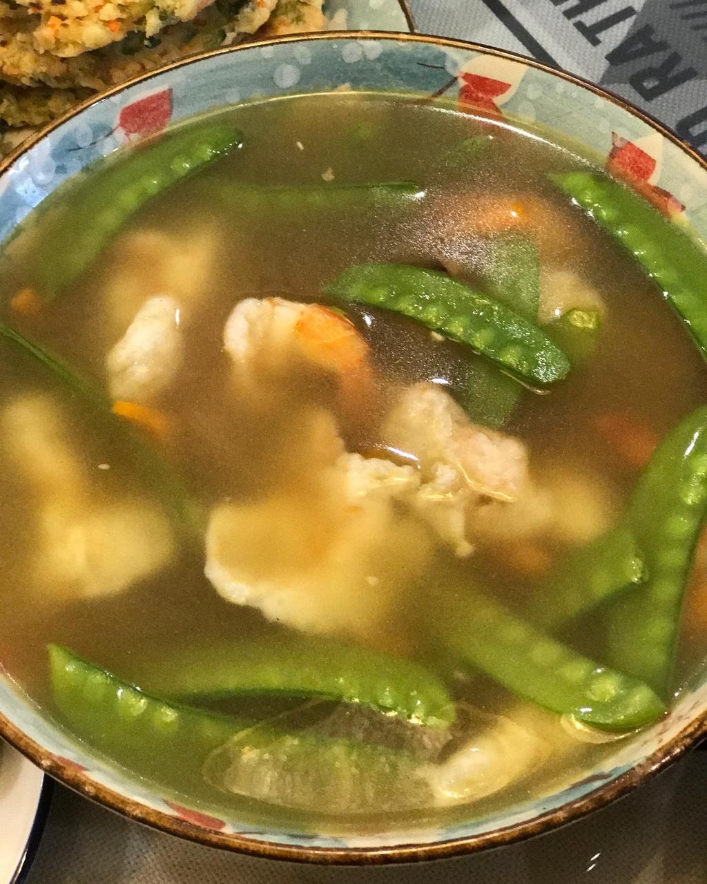 三鲜敲虾汤