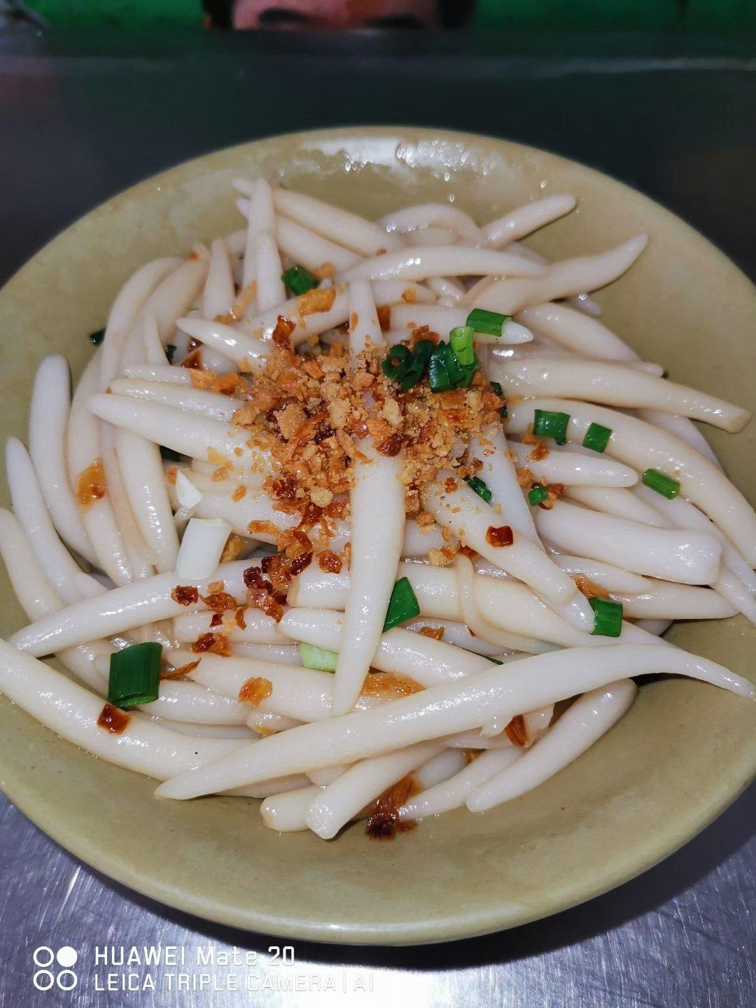 粘米粉角仔（蒸），老鼠粄、银针粉