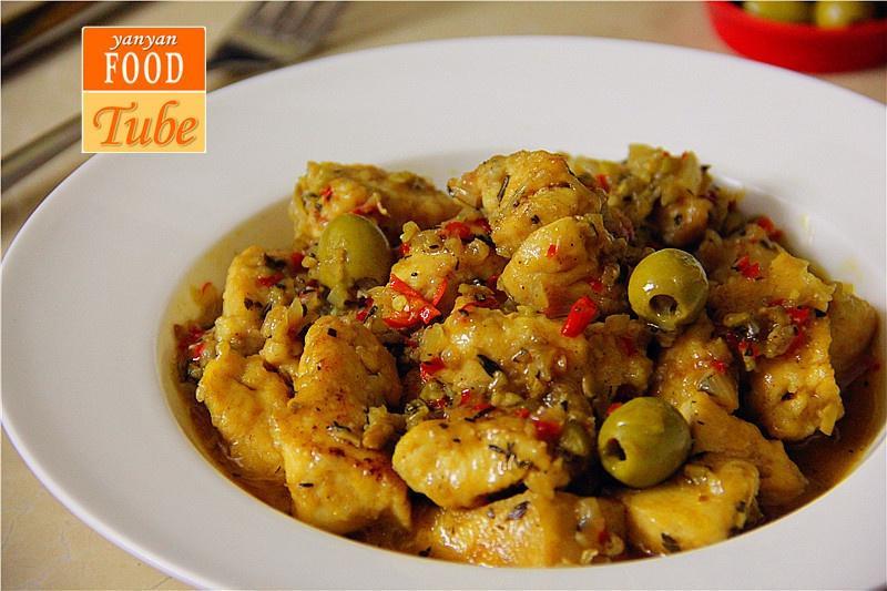 橄榄烧鸡肉 Chicken Stew with Olives