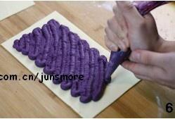 酥皮紫薯派的做法 步骤7