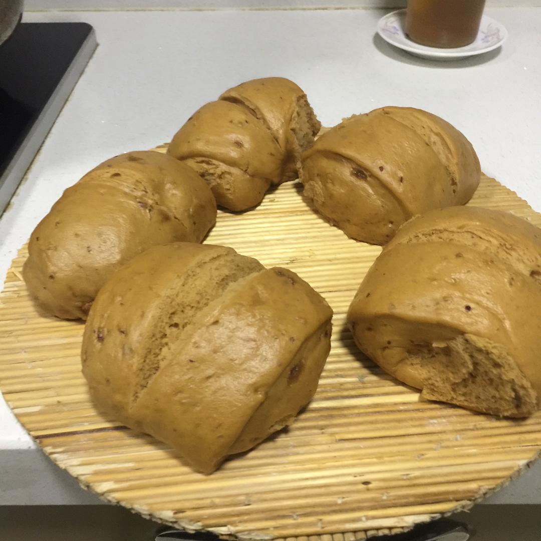 有料的红糖馒头（土豪包）