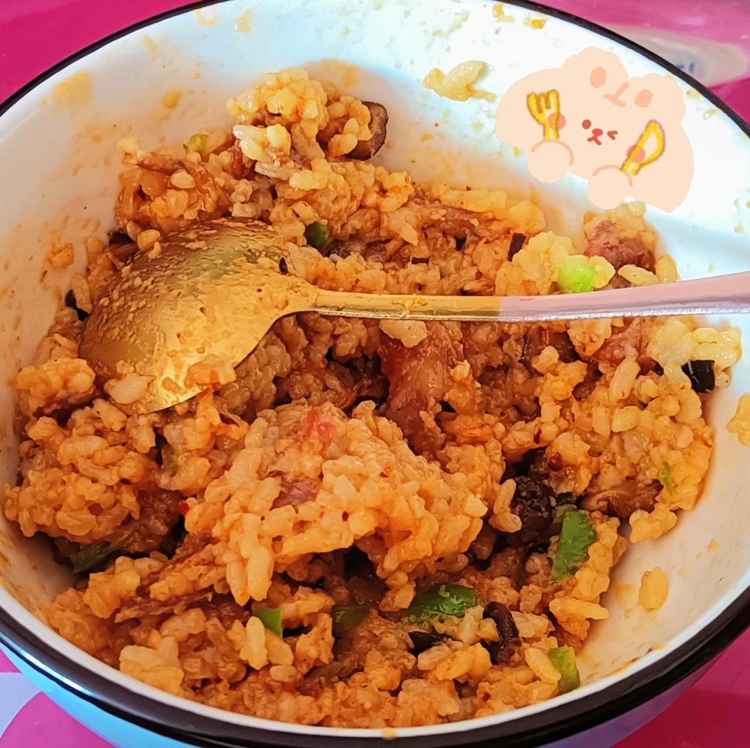 懒人必备～电饭煲腊肠焖饭
