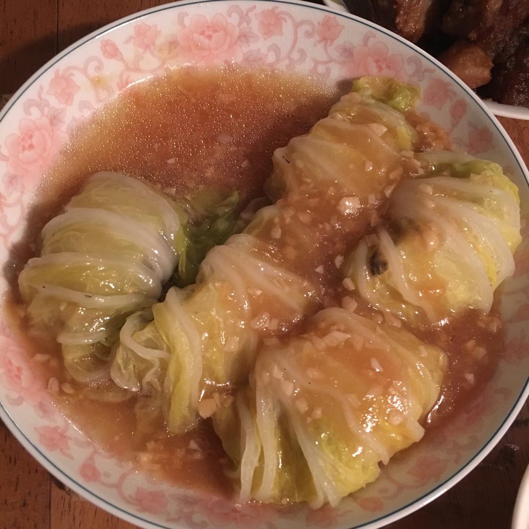 肉酿白菜卷