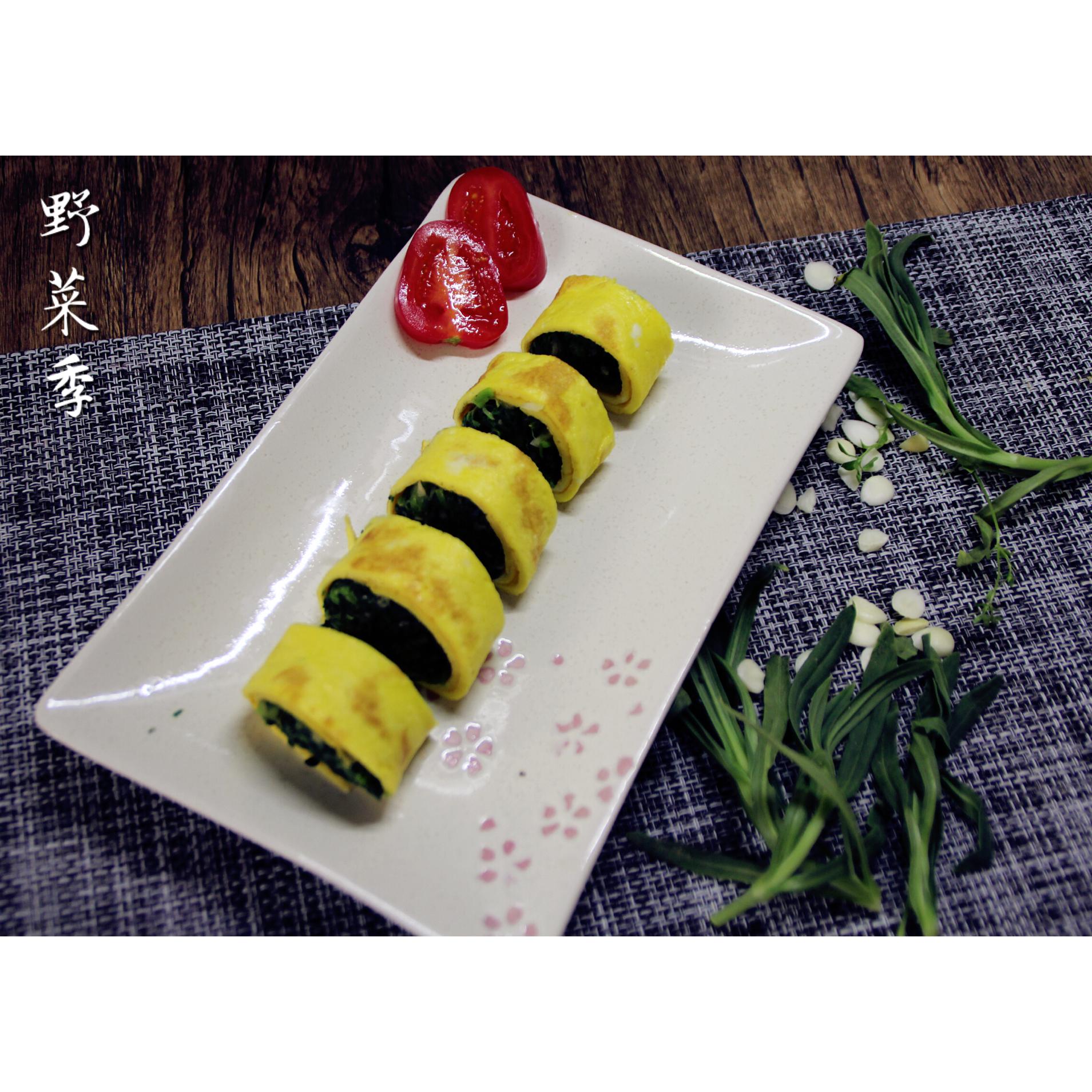 马兰核桃鸡蛋卷