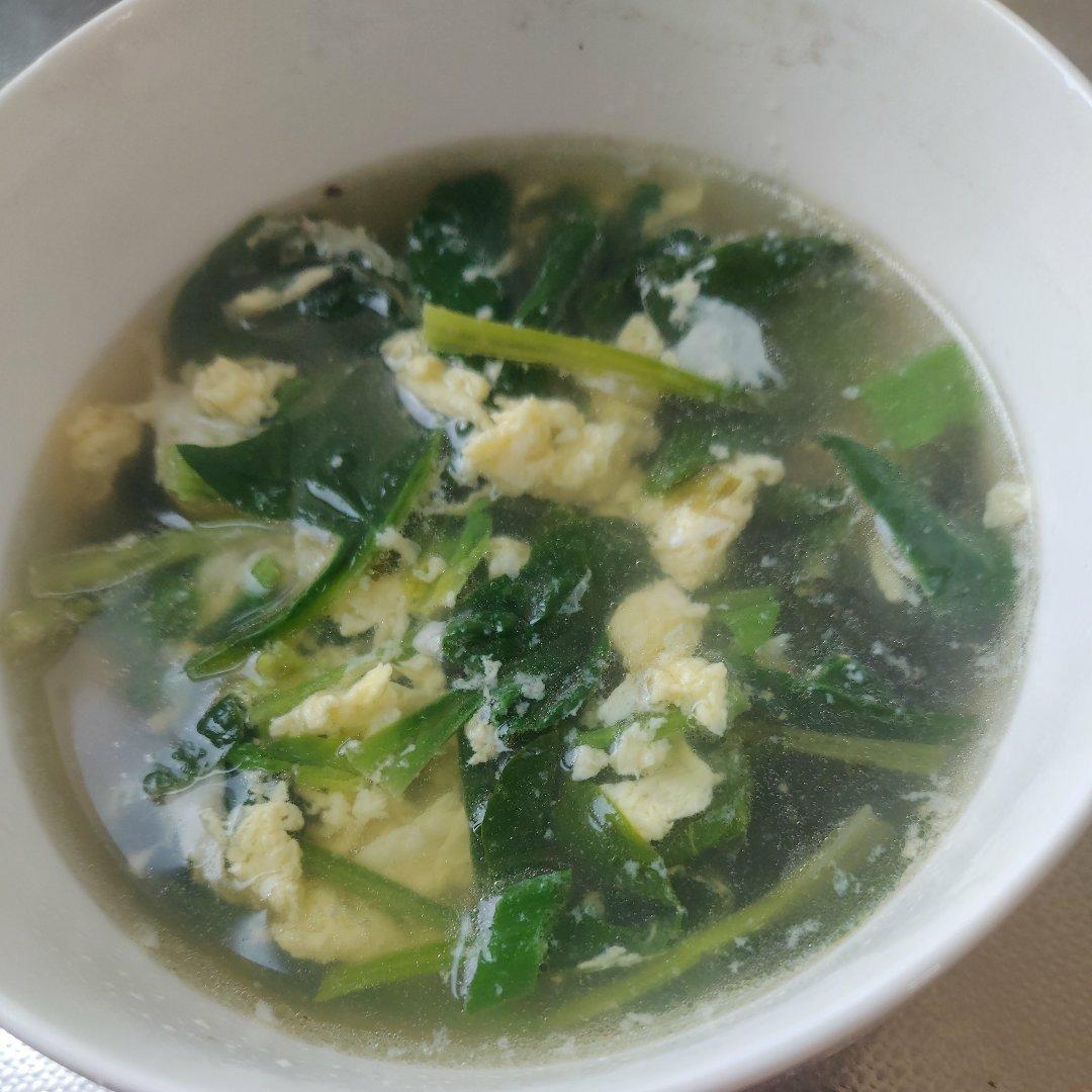 菠菜鸡蛋汤