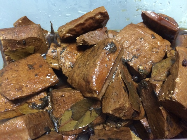 五香卤豆腐干