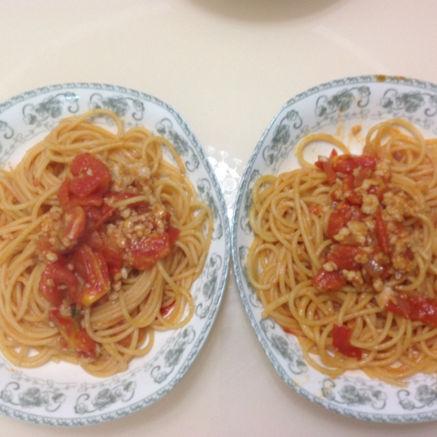 番茄肉酱意大利面