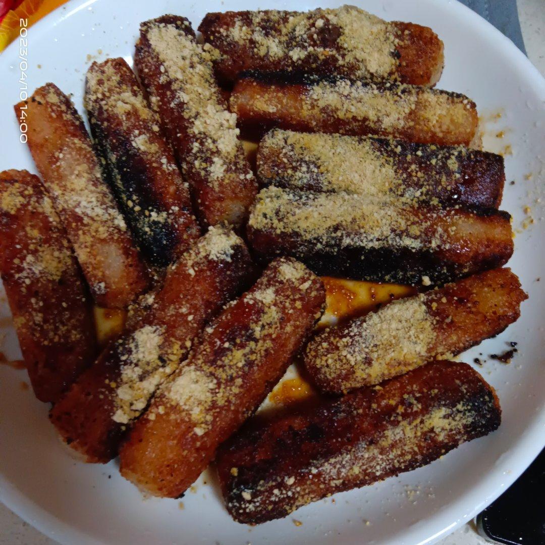 红糖糍粑（自制黄豆粉）