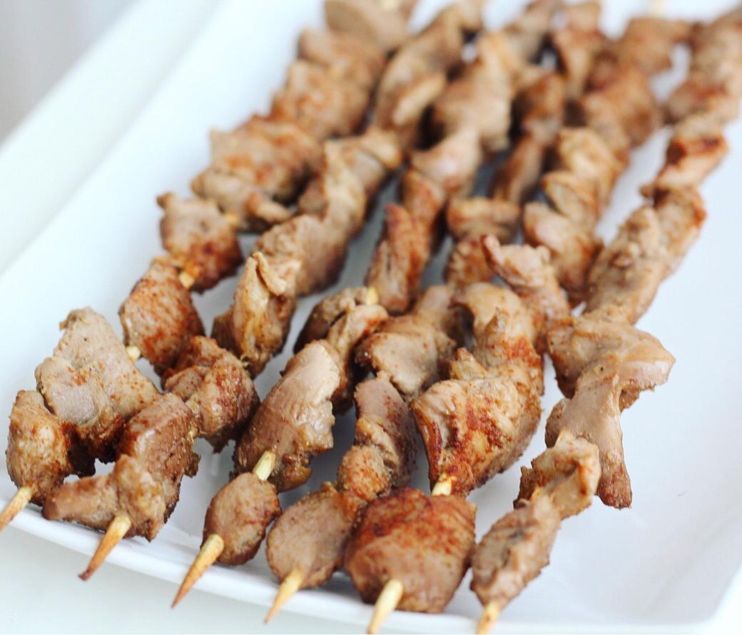 黑椒烤鸡胗