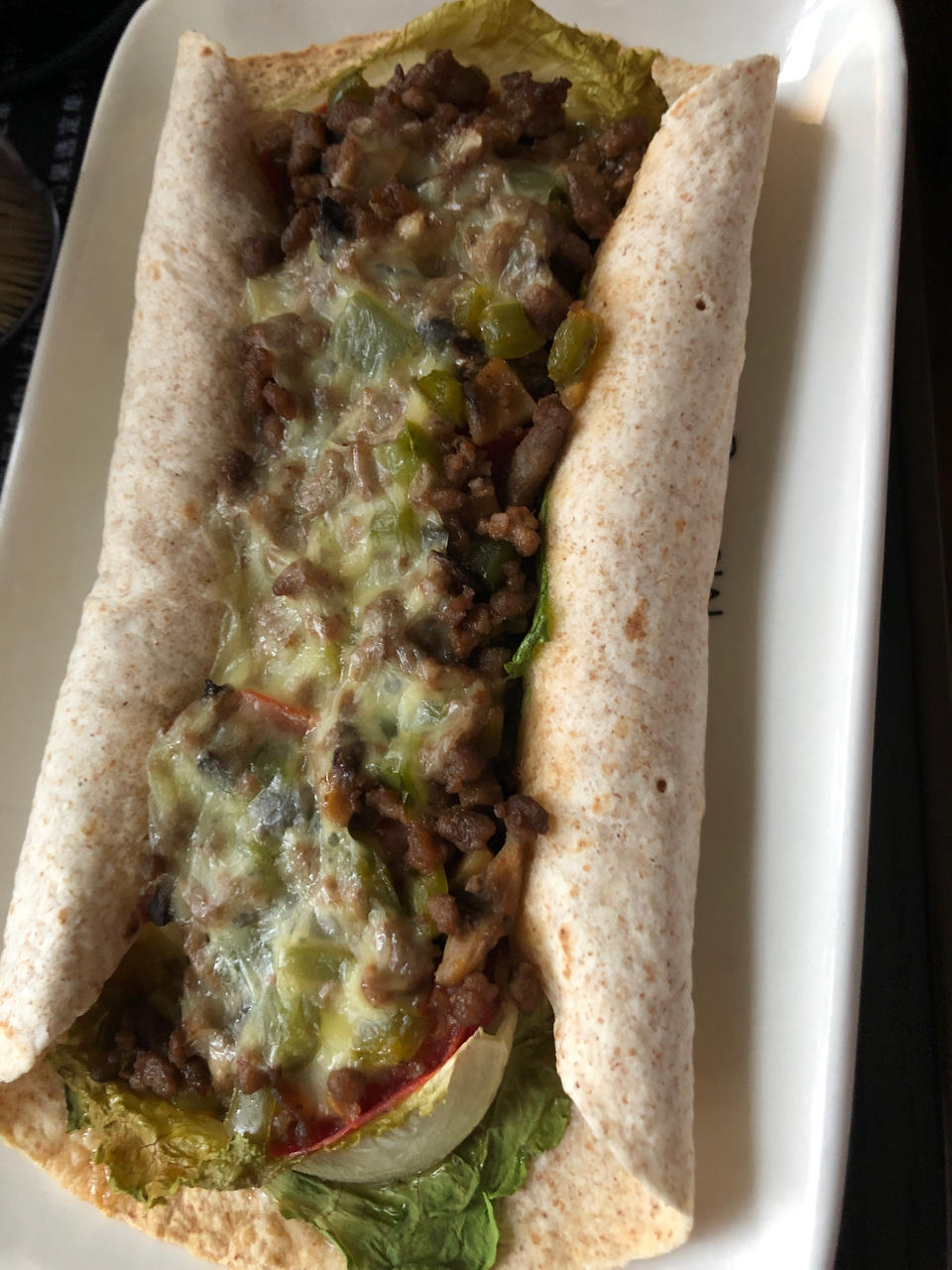 星爸爸的番茄牛肉芝士卷饼🌟