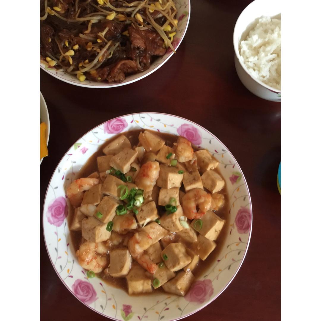 虾仁豆腐