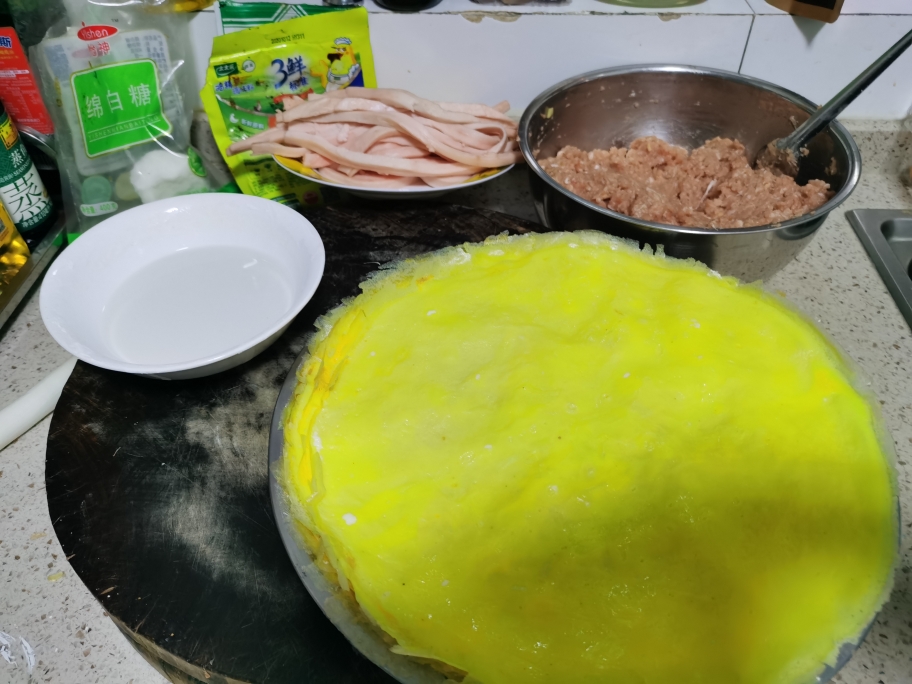 博山卷尖（鲁菜经典，内含摊鸡蛋饼手法）的做法 步骤7