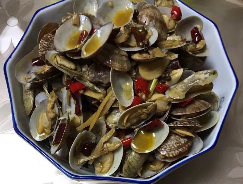 姜葱炒花甲∣深夜解馋好吃不胖