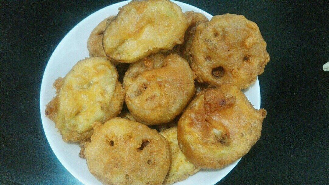 酥炸茄盒￨外酥里嫩