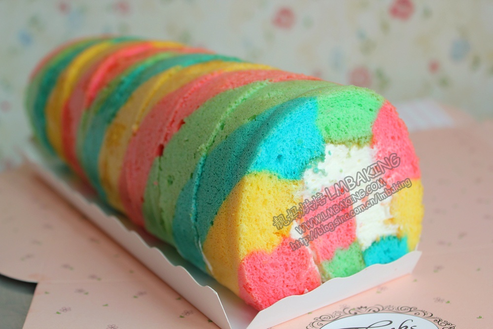 彩虹蛋糕卷的做法
