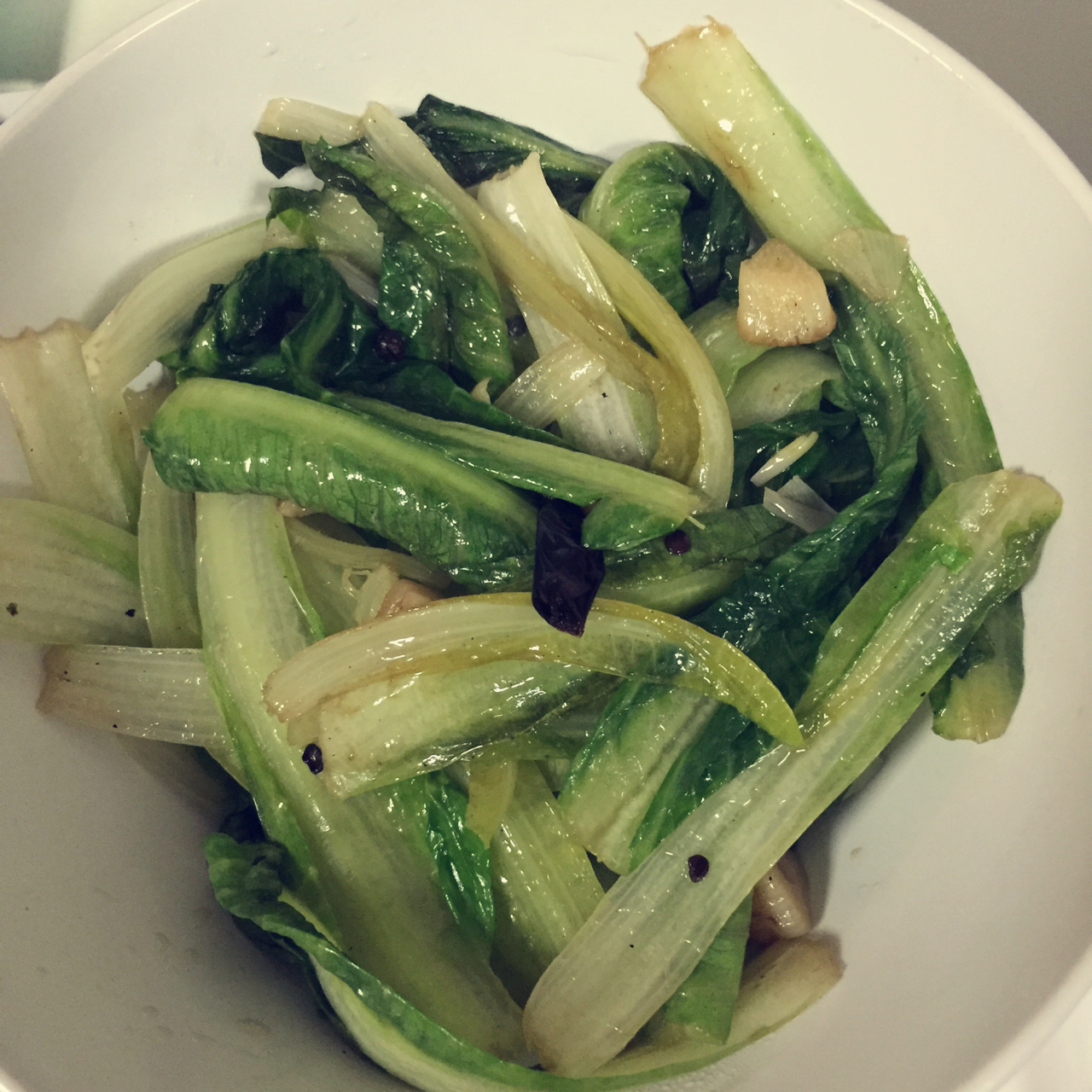 炝炒小白菜
