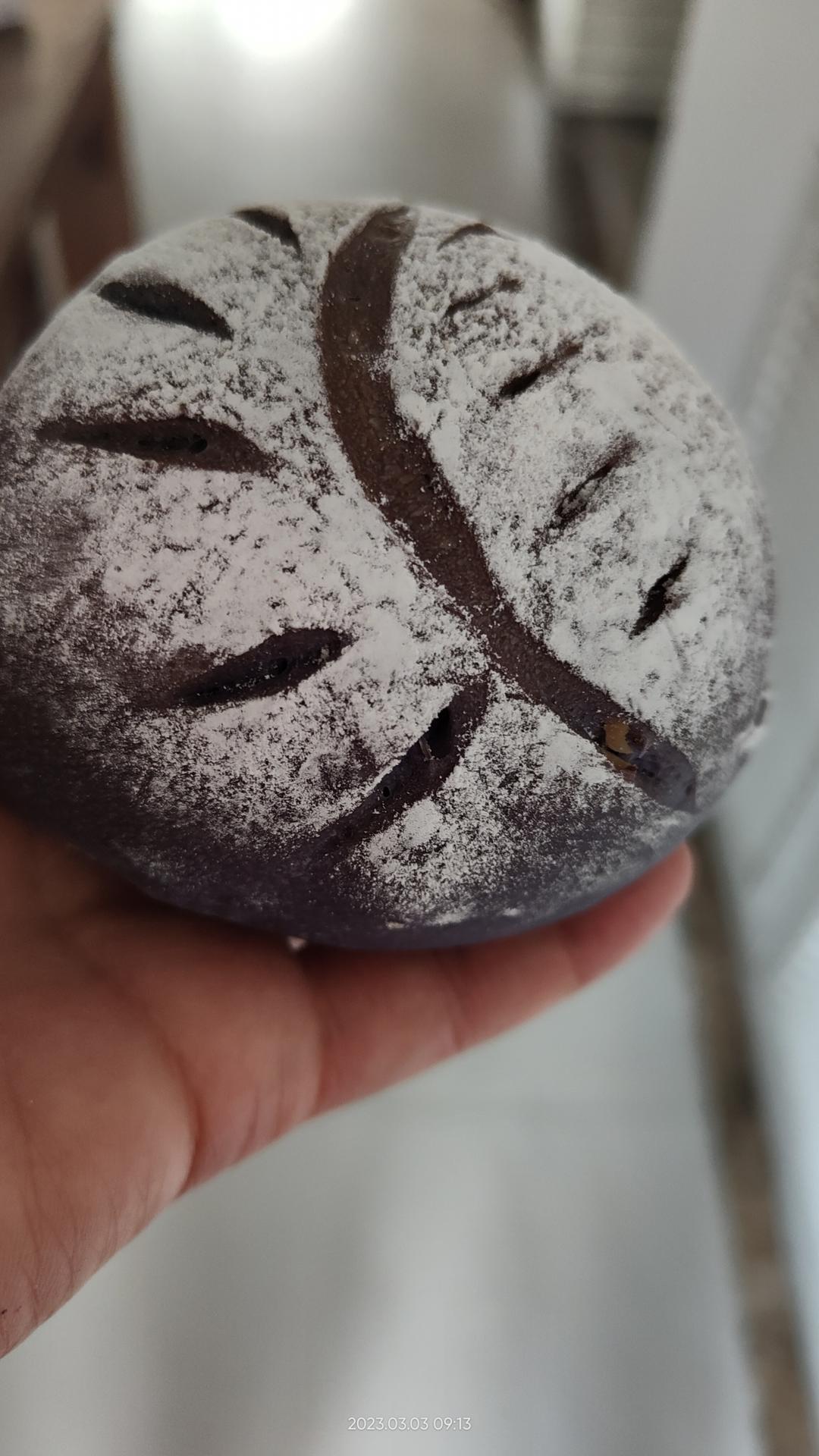 星空面包（蝶豆花天然色素）