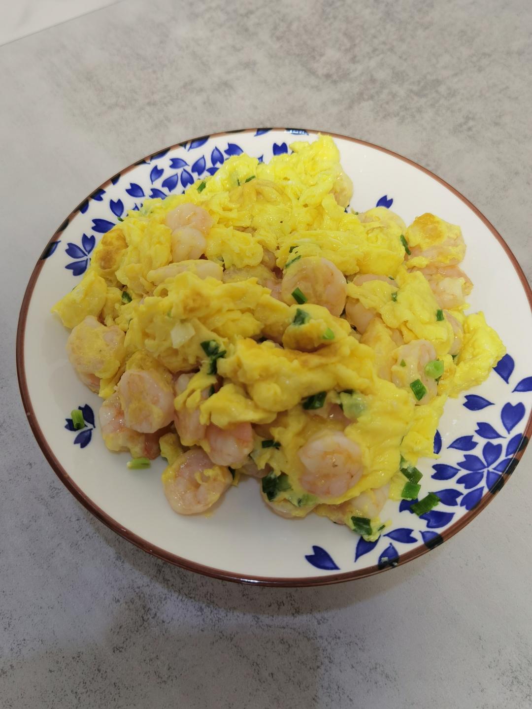 虾仁炒蛋