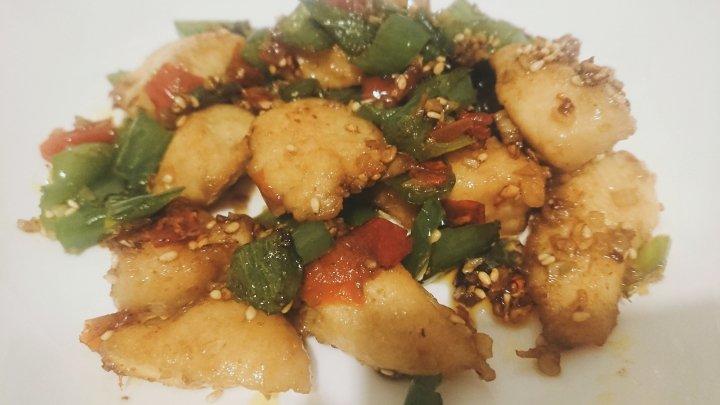 蒜味辣鸡块