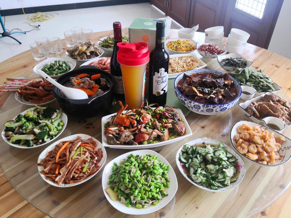 酱炒螃蟹（六月黄）毛豆