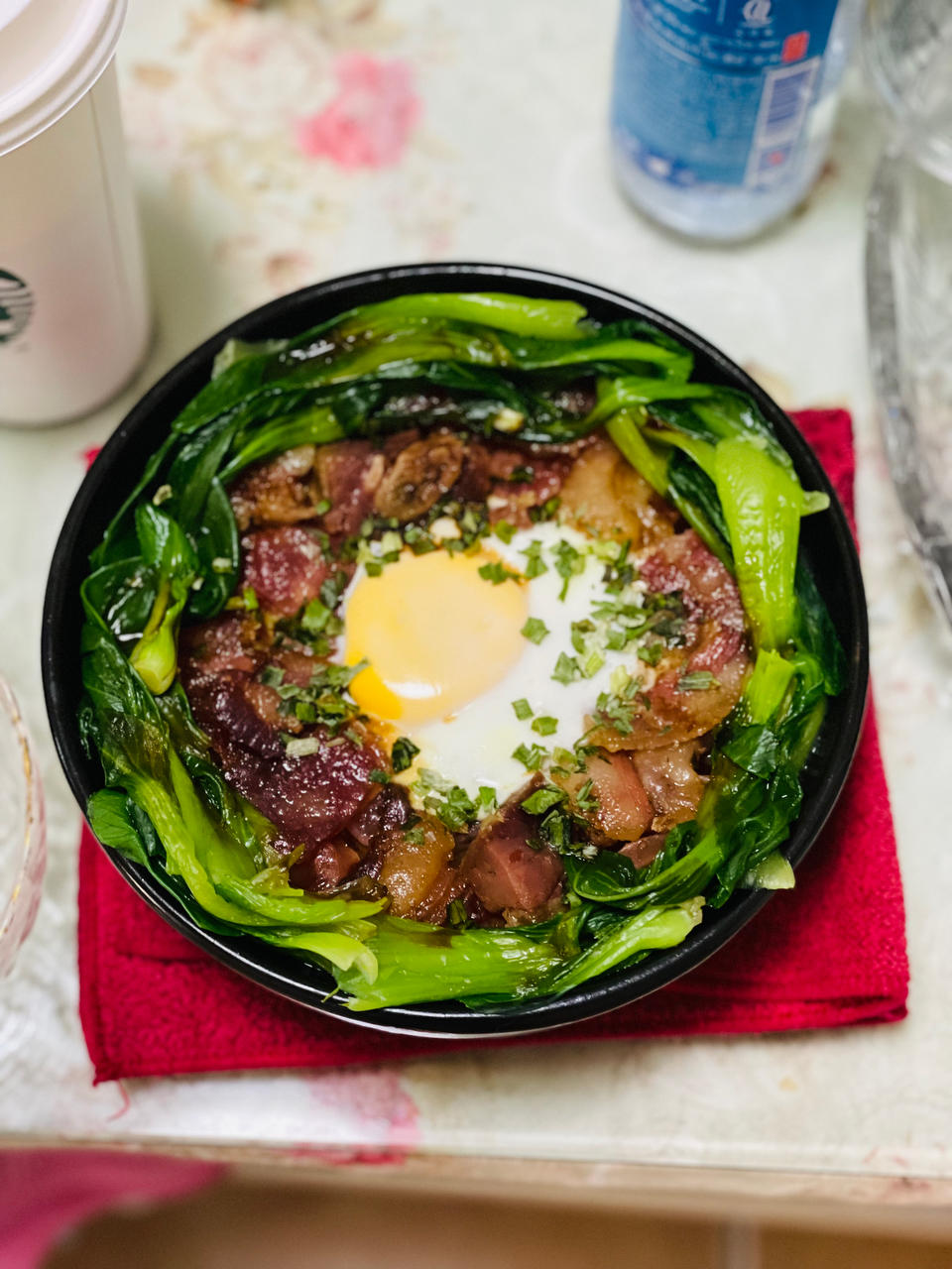 香喷喷的🍲腊肠煲仔饭（砂锅版）超简单神速