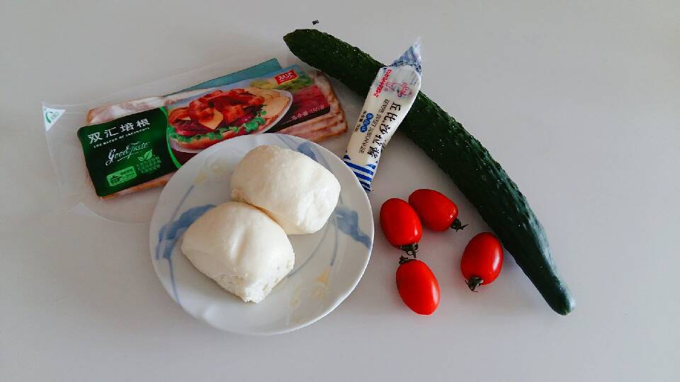 空气炸中式小汉堡（北鼎烤箱食谱）