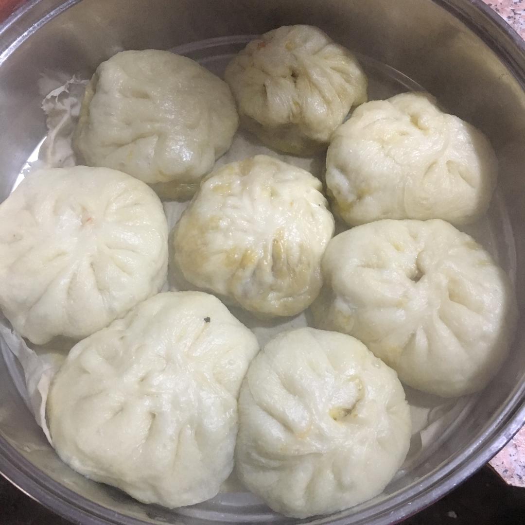 胡萝卜木耳鸡蛋素包子