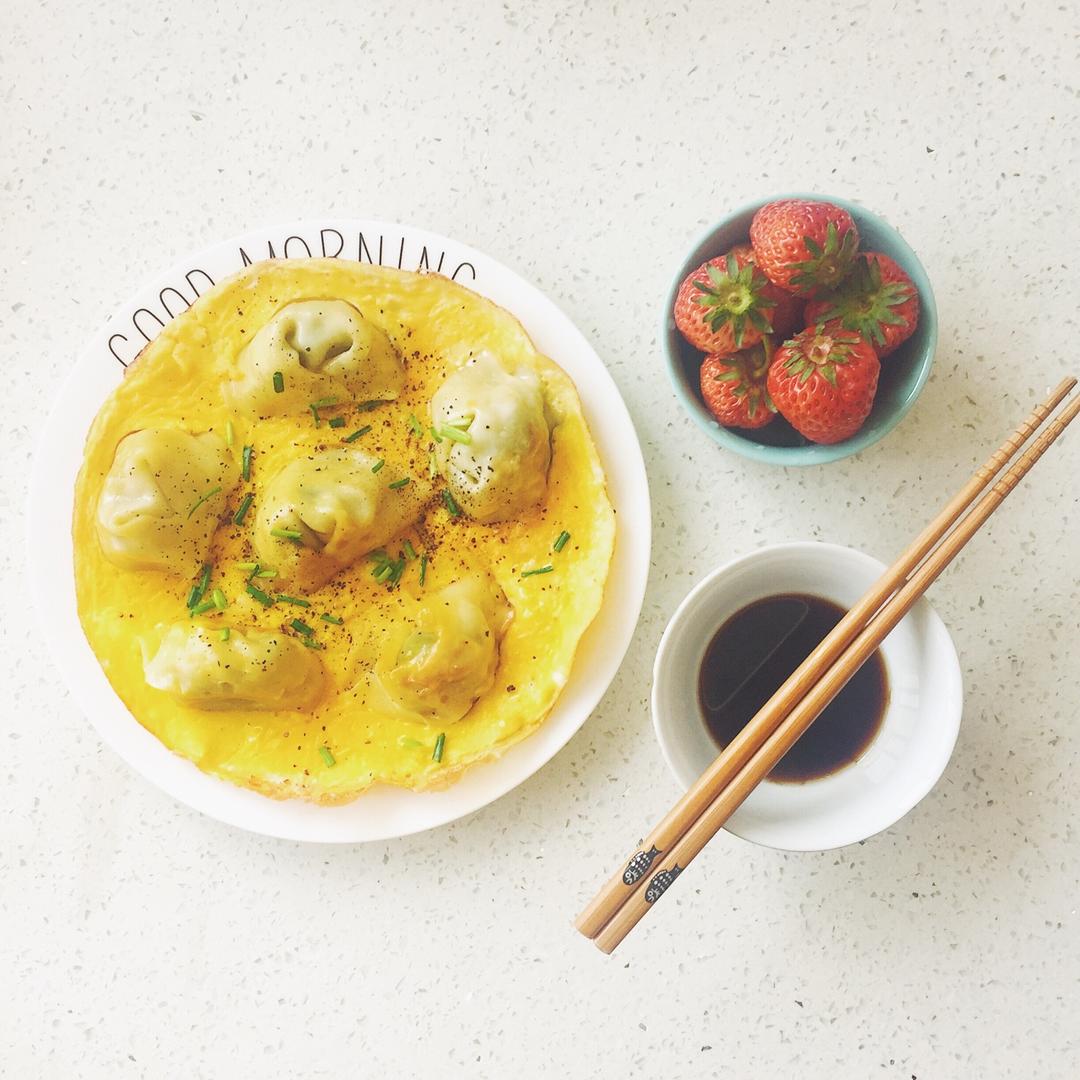 抱蛋煎馄饨