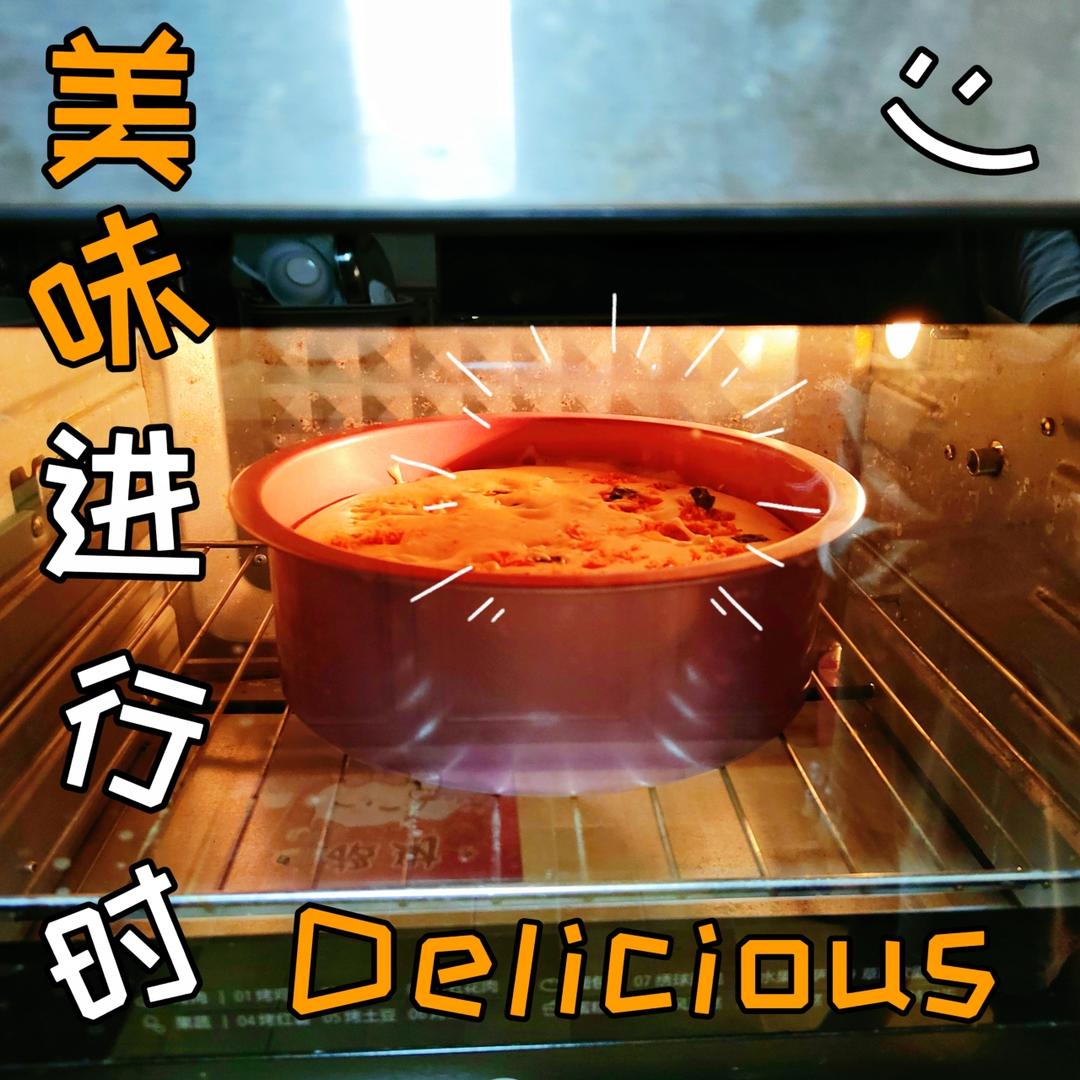 爆浆葱花火腿肉松蛋糕