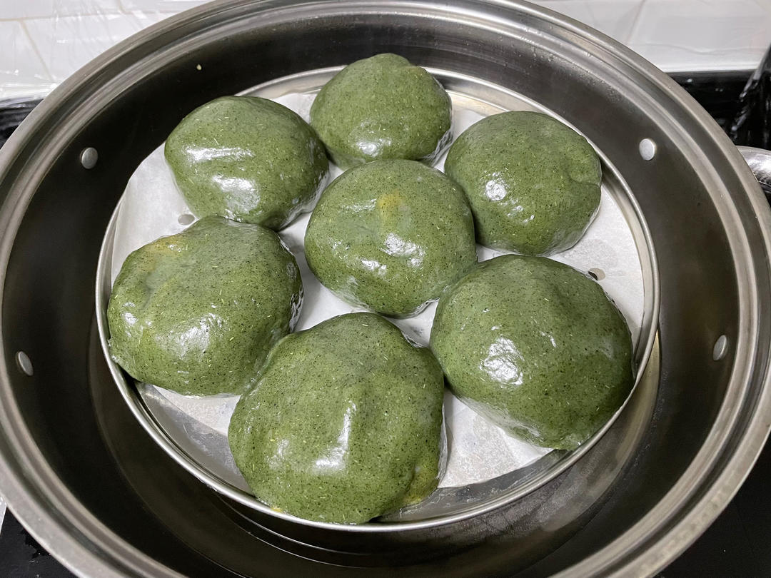 咸蛋黄肉松艾糍（青团）