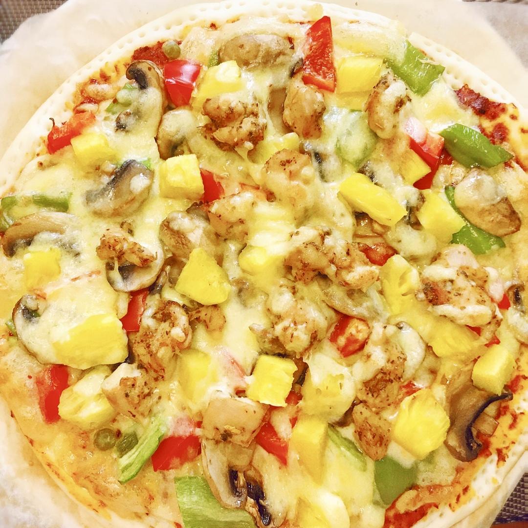 自制厚底披萨面饼