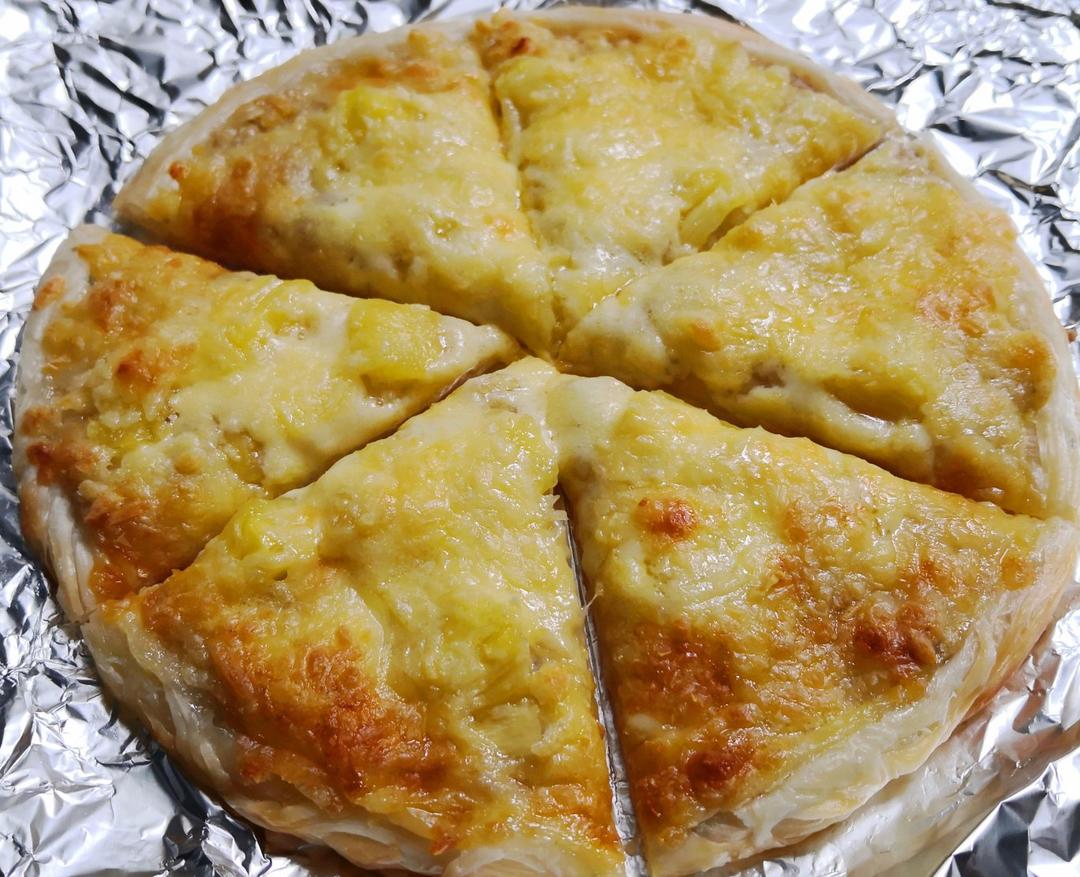 手抓饼香蕉披萨