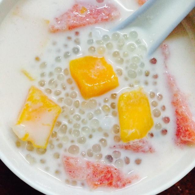 芒果西瓜西米露