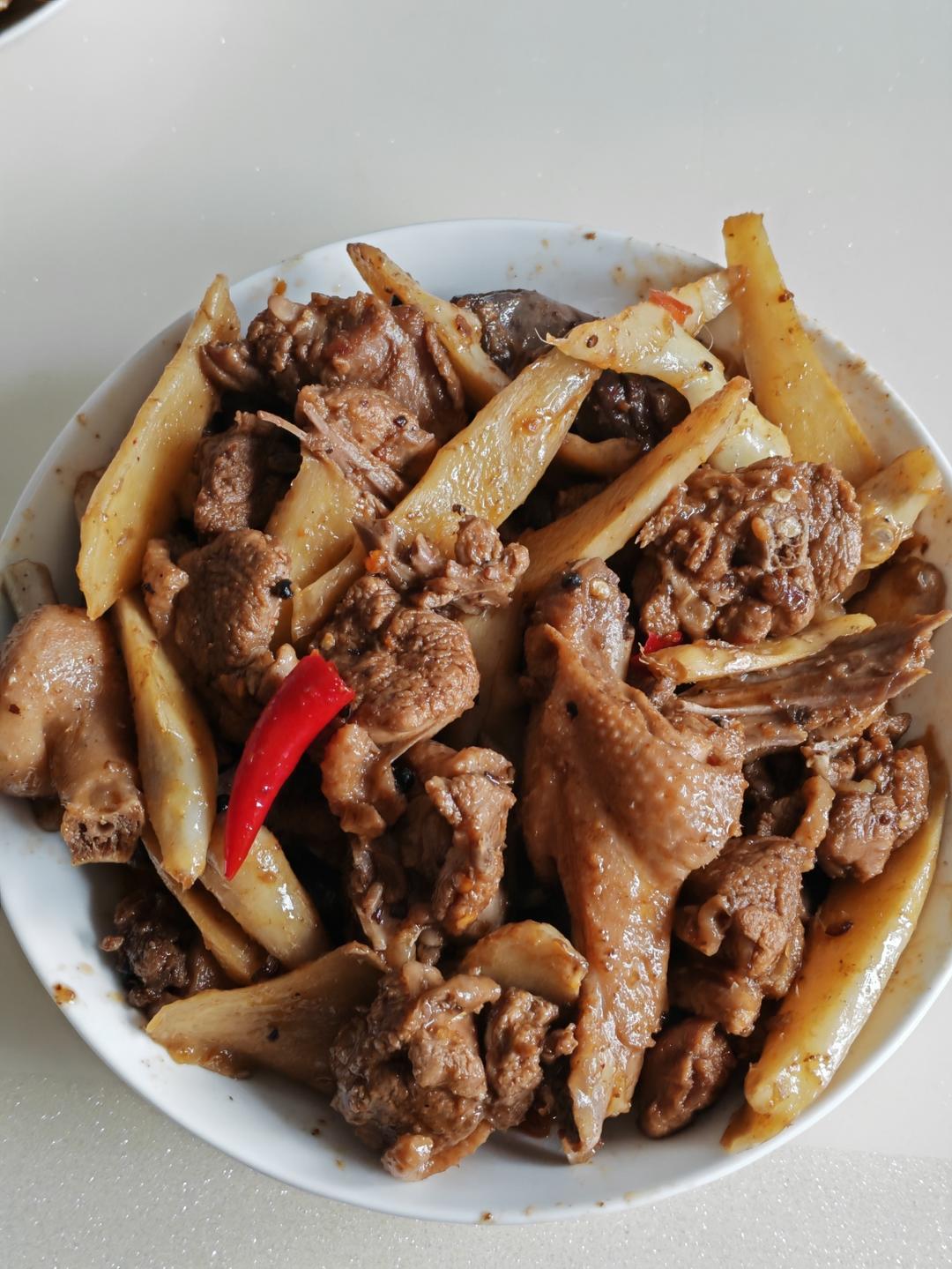 姜爆鸭子（子姜炒鸭子）