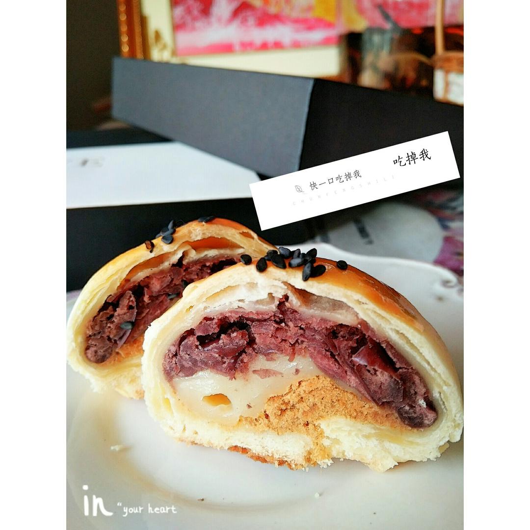 ㊙️网红麻薯肉松蛋黄酥🔥，好吃到爆‼️