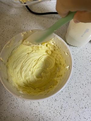 大理石纹可可轻乳酪蛋糕（可可粉/消耗奶油奶酪/不用黄油/八寸方盘）的做法 步骤5