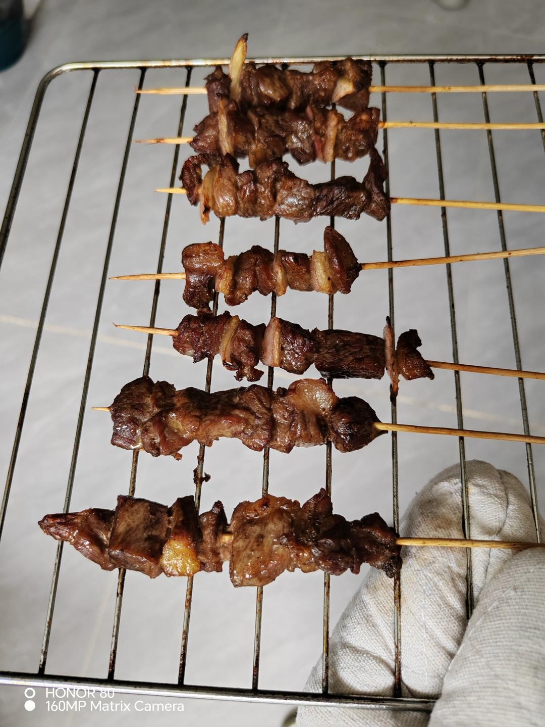 巨好吃的羊肉烤串（烤箱版）