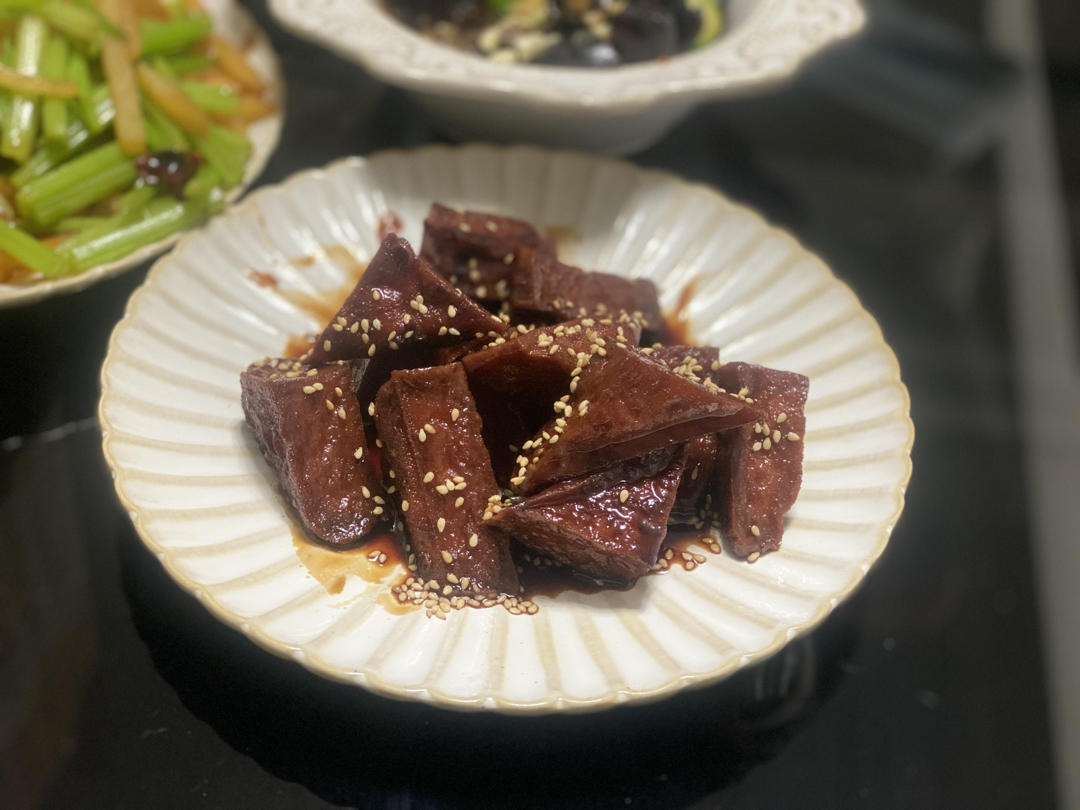 追剧零食：蜜汁豆干