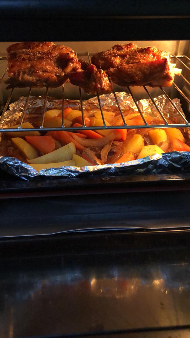 烤箱 烤箱版的烤羊排 晨光微笑123做的烤箱版的烤羊排