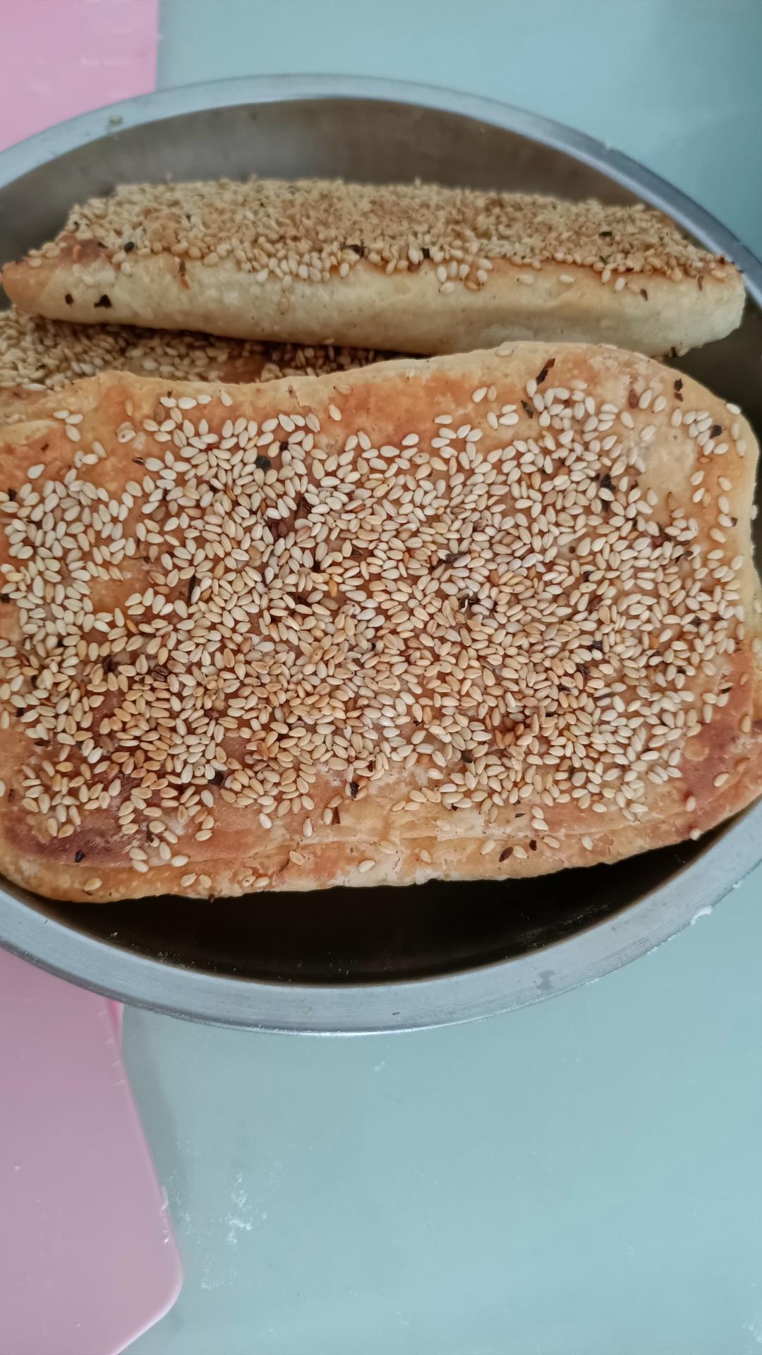 在家做酥脆的芝麻油酥烧饼（可以不用去外面排队买了）